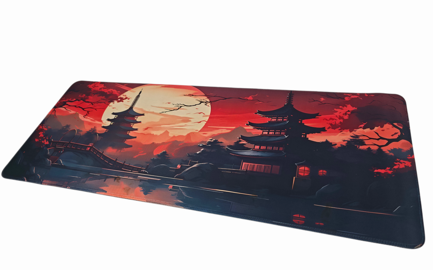 DC Japanese Pagoda gaming mouse pad XXL