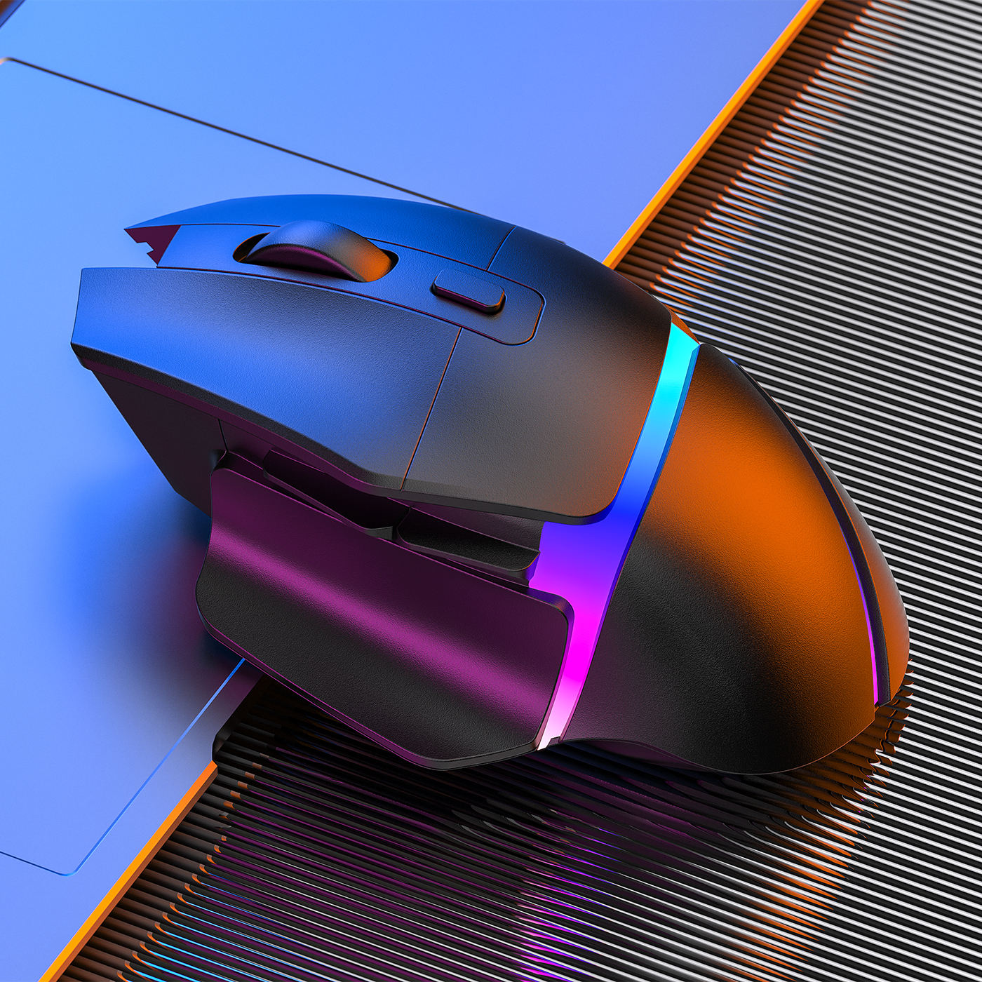 Digital Creation M100 – Ergonomic RGB Wireless Gaming Mouse