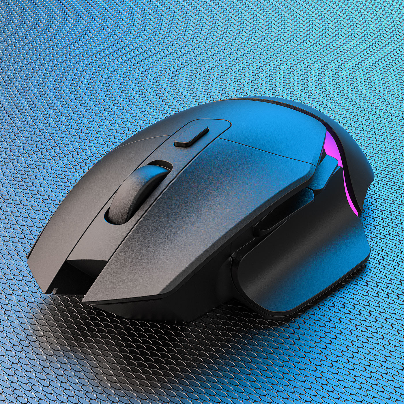 Digital Creation M100 – Ergonomic RGB Wireless Gaming Mouse