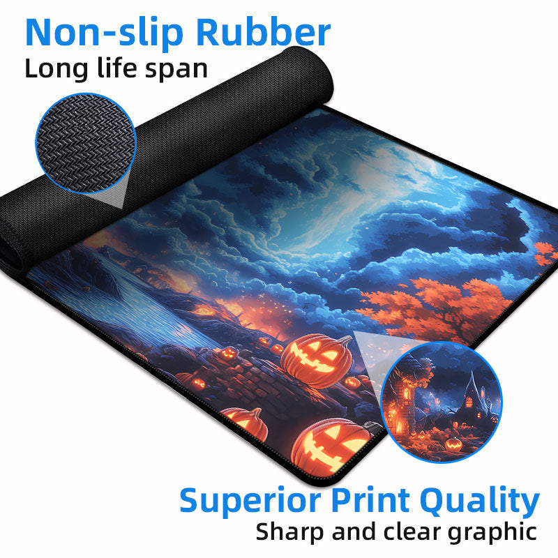 Spooky Halloween Gaming Mouse Pad – XL Desk Mat