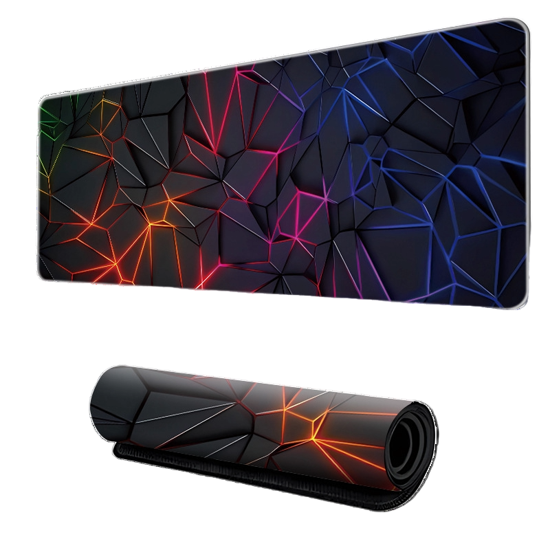 Electric Pulse Gaming Mouse Pad – XL Neon Desk Mat