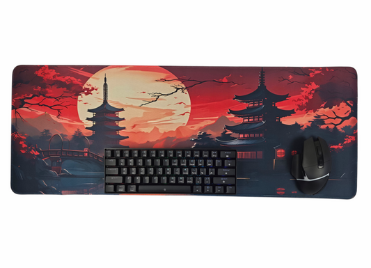 DC Japanese Pagoda gaming mouse pad XXL