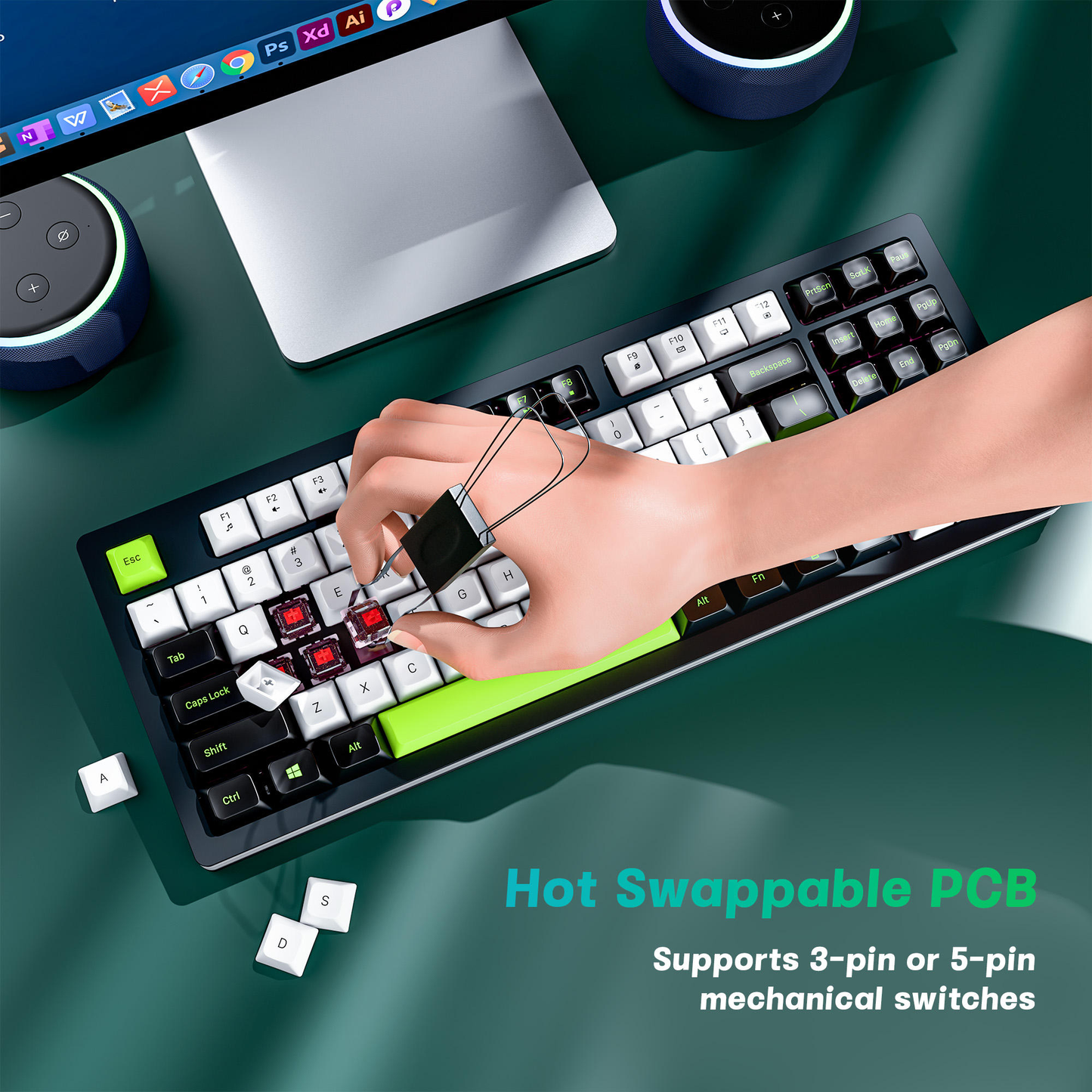 K300 Pro RGB Mechanical Keyboard – Ultimate Gaming & Productivity