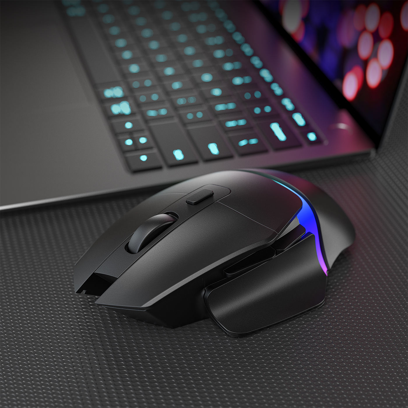 Digital Creation M100 – Ergonomic RGB Wireless Gaming Mouse