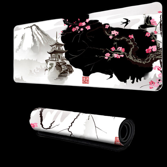 Red Blossom Mountain Gaming Mouse Pad